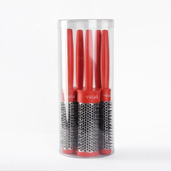 5 Cepillos Rojos Profesional Bifull (17-23-28-32-43)