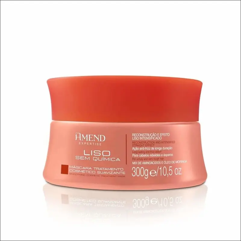 Amend Mascarilla Suavizante Liso Sin Química Efecto Liso 300g