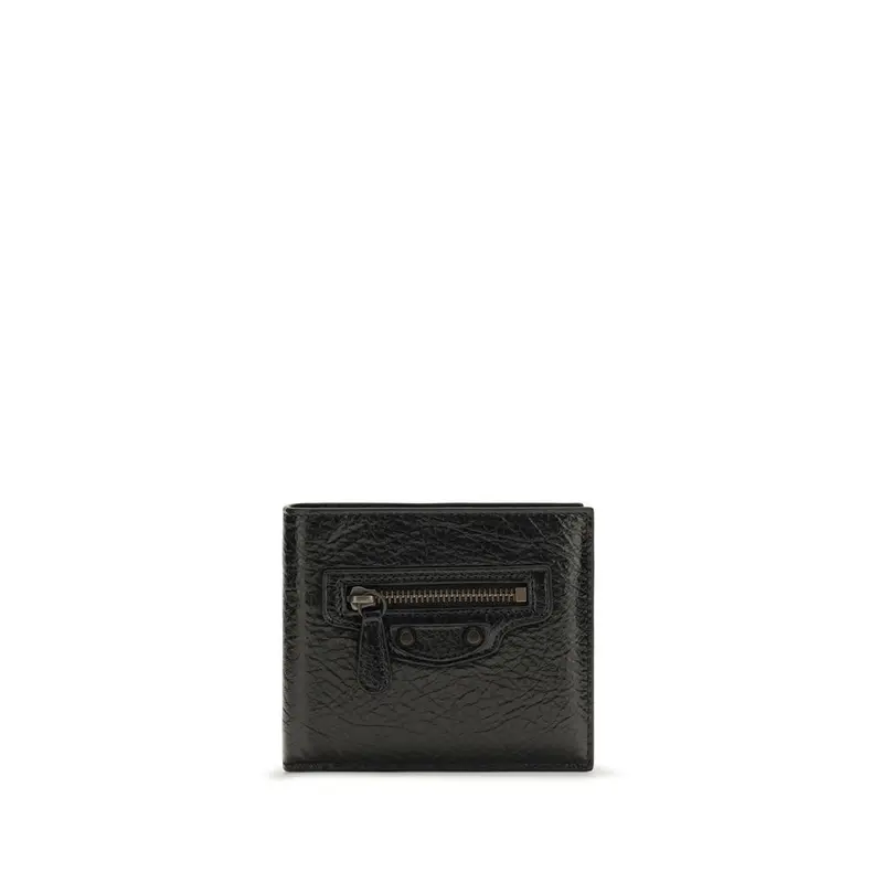 Balenciaga Black Lamb Ovis Aries Wallet