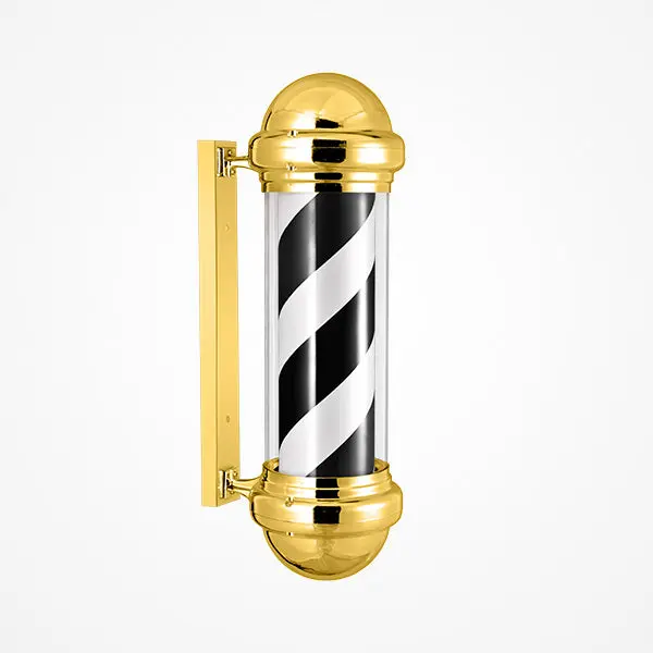 Barber Pole Gold 73*23*31Cm Bifull