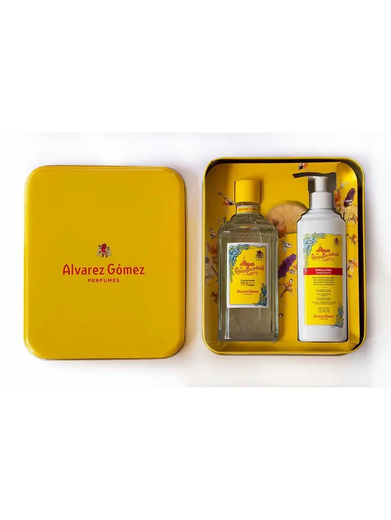 Boîte de 300 ml Eau de Cologne Concentrée Álvarez Gómez Parfum Traditionnel