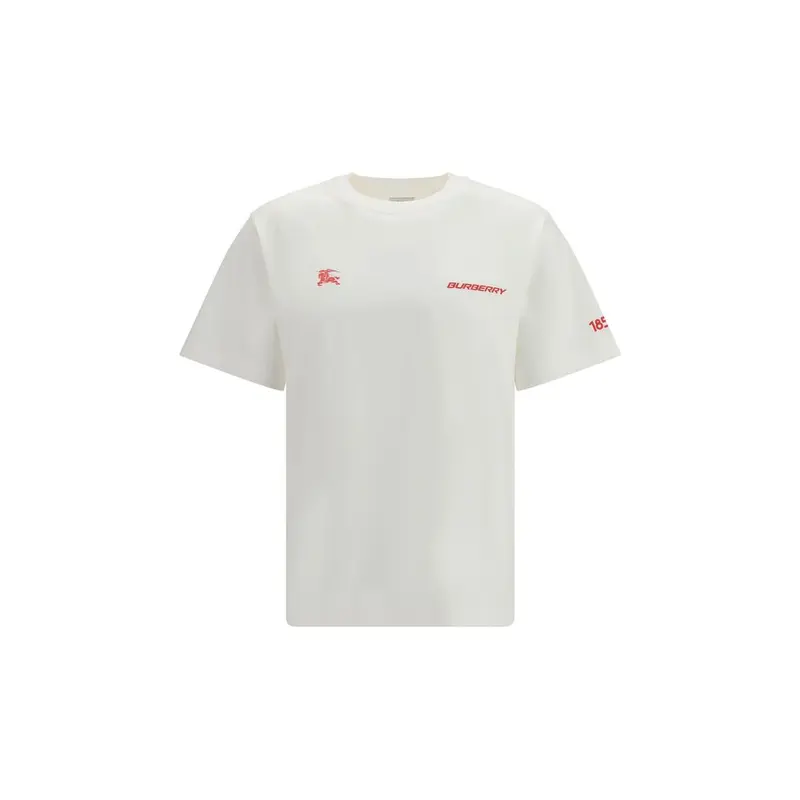 Burberry White Cotton Sportswear