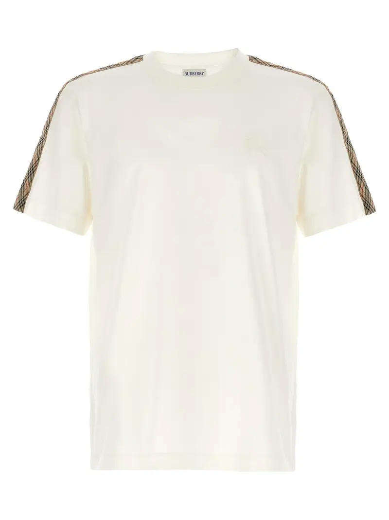 Burberry White Cotton T-Shirt