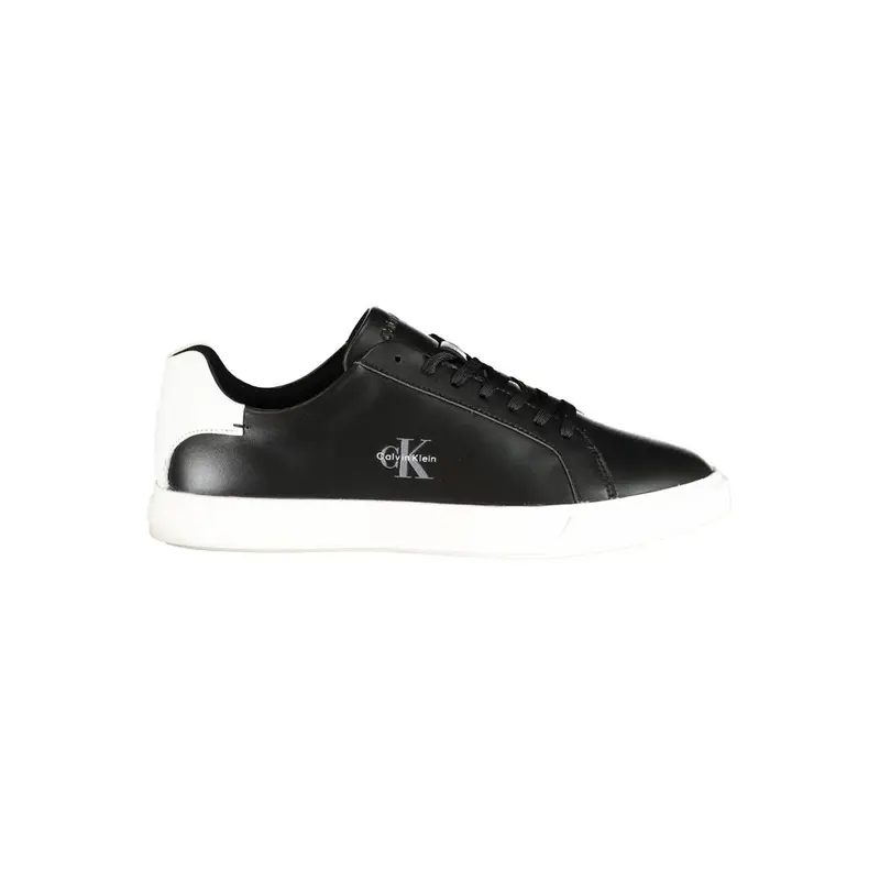Calvin Klein Black Polyurethane Womens Sneaker