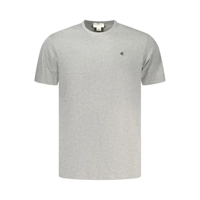 Calvin Klein Gray Cotton Men's T-Shirt