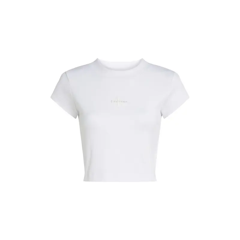 Calvin Klein Jeans White Cotton T-Shirt