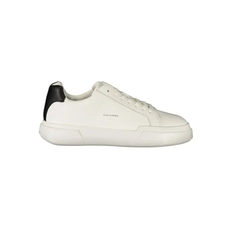 Calvin Klein White Leather Men's Sneaker