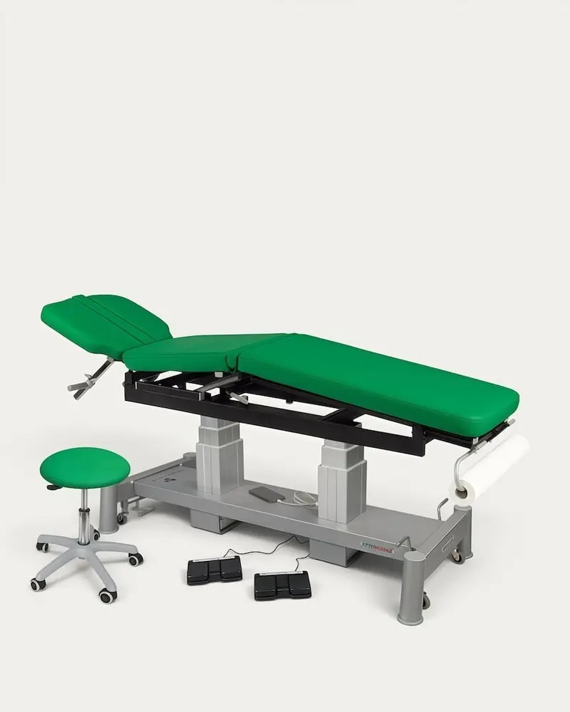 Camilla osteopatía eléctrica 3 cuerpos Ecopostural C6891