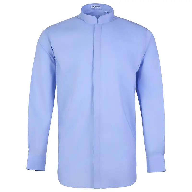 Camisa Hombre Cuello Mao Manga Larga Alameda - 922138