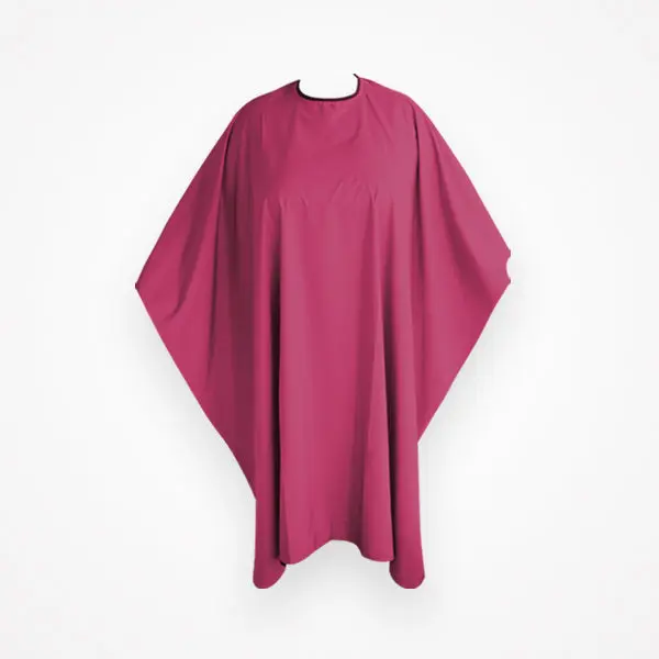 Capa De Corte Basic Rosa Polyester Cierre Corchete 128*148Cm Bifull