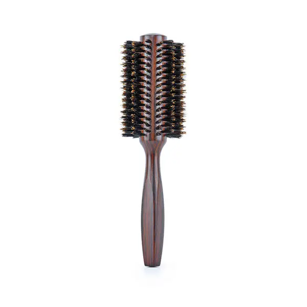 Cepillo Madera De Ebano Redondo Cerdas 100% Jabali Ebony Nº 68 Bifull