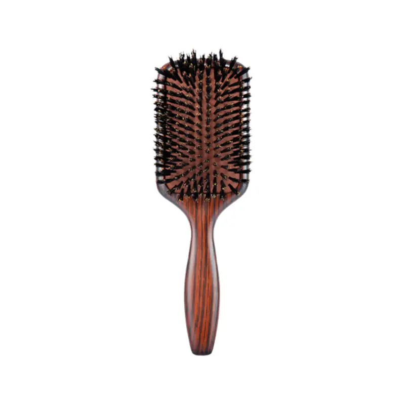 Cepillo Rectangular Ebony madera ébano y cerda jabalí