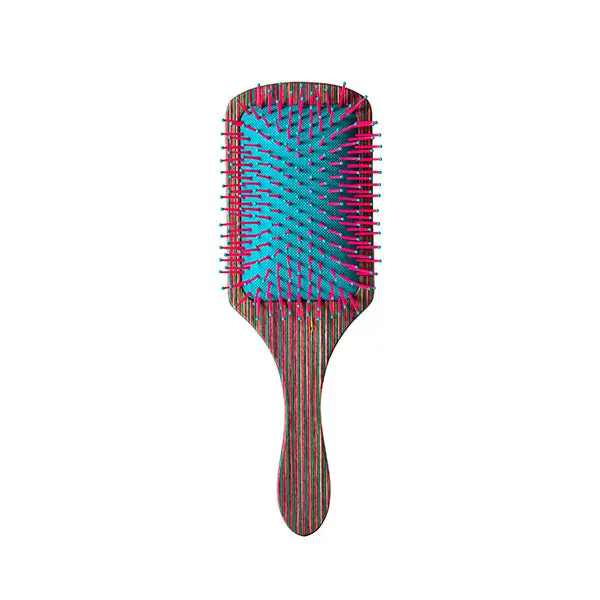 Cepillo Striped Wood Purple Raqueta Bifull
