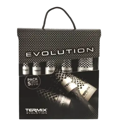 Cepillos Termix Evolution Basic, Soft y Plus maletín 5 unidades