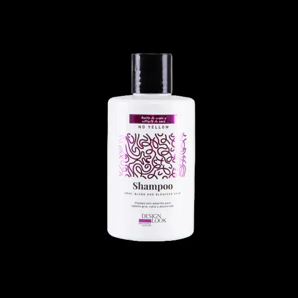 CHAMPÚ NO YELLOW ACEITE DE ARGÁN Y EXTRACTO DE MORA 300ML DESIGN LOOK