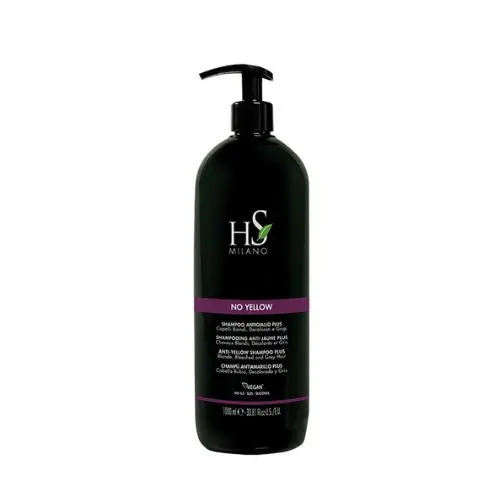 Champú No Yellow cabello rubio decolorado y gris Hs Milano 1000ml