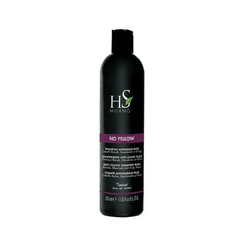 Champú No Yellow cabello rubio decolorado y gris Hs Milano 350ml