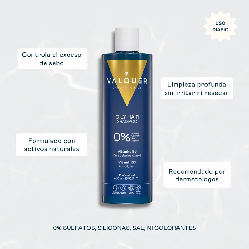 Champu Regulador de Grasa Valquer
