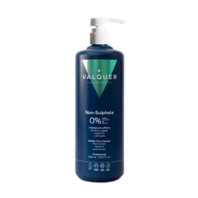 Champú Sin Sulfatos Valquer 1000ml - Cabello Graso y Mixto Natural