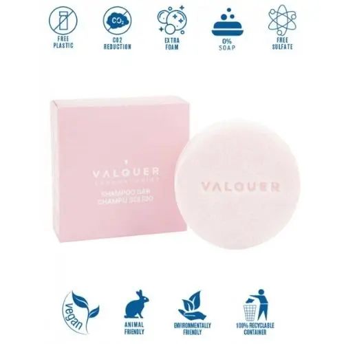 Champú sólido para cabello seco Valquer Petal 50g