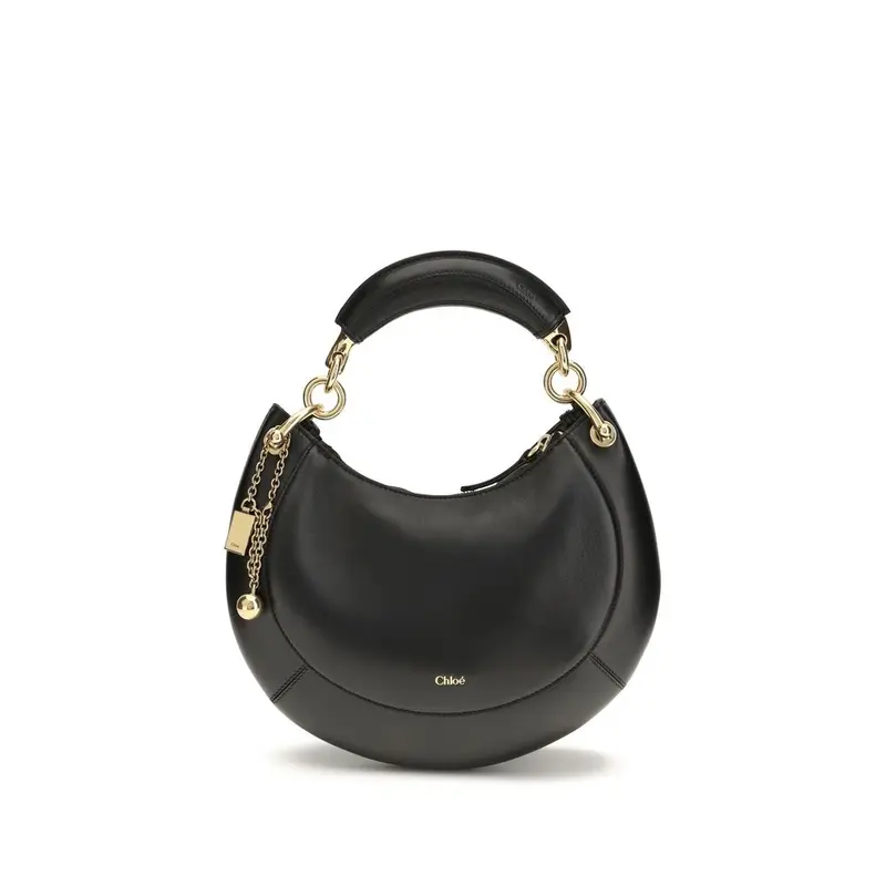 Chloé Black Calf Leather Bos Taurus Shoulder Bag