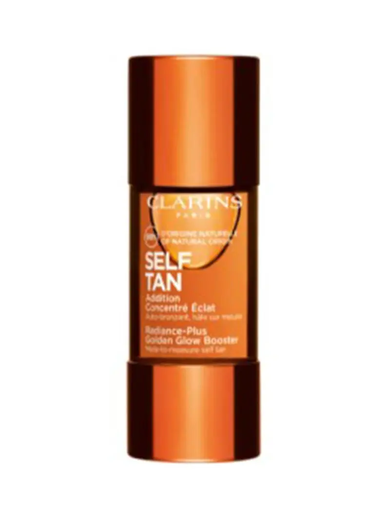 Clarins Addition Concentré Éclat Autobronzant Visage Teint Lumineux Et Uniforme Mélangez Avec Vos Soins Quotidiens