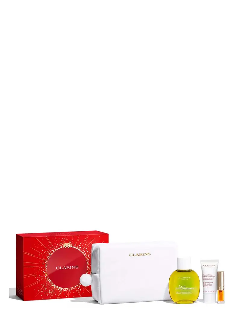 Clarins – Coffret Brume Eau Extraordinaire | Fragrance Revitalisante & Soin Corps | Cadeau
