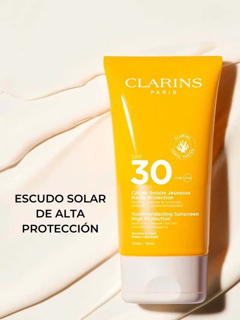 Clarins Crème Solaire Anti-Âge SPF 30 – Soin Visage | HBPS Beauty