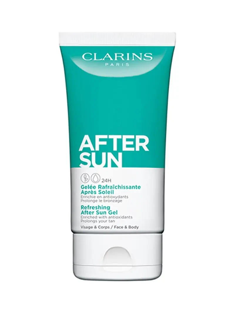 Clarins Gel Rafraîchissant Après Soleil Pour Visage Et Corps Hydratant Apaisant Prolonge Le Bronzage