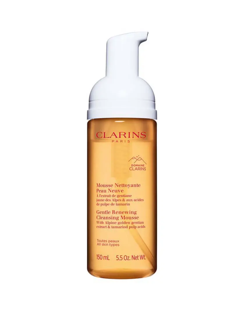 Clarins Mousse Nettoyante Peau Neuve – AHA Tamarin, Gentle Complex & Moringa | Éclat Immédiat