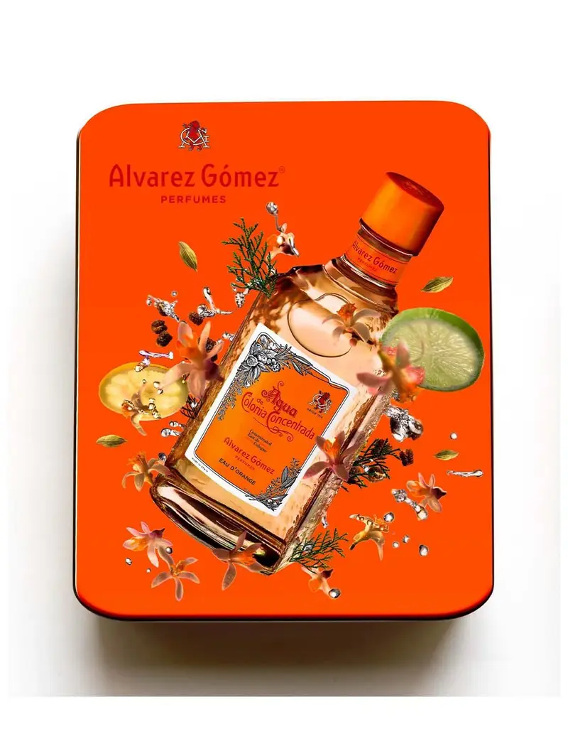 Coffret Orange 300 Ml Eau De Cologne Concentrée Et Emulsion 280 Ml Cadeau Idéal