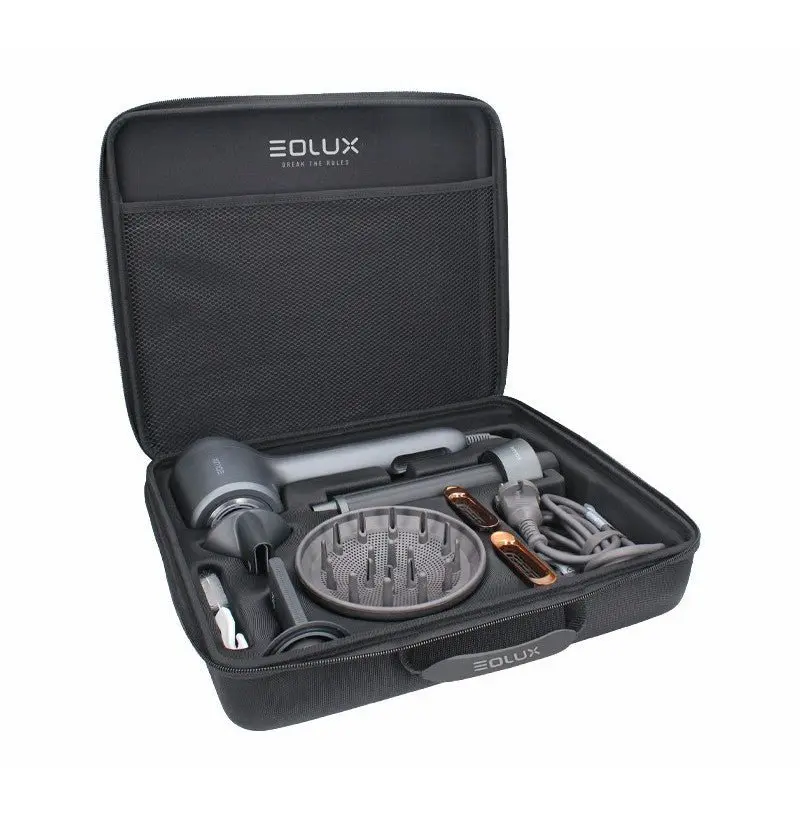 Coffret Sèche-cheveux Ionique Professionnel Eolux EX04 Plus – Tout-en-Un Magnétique | HBPS Beauty