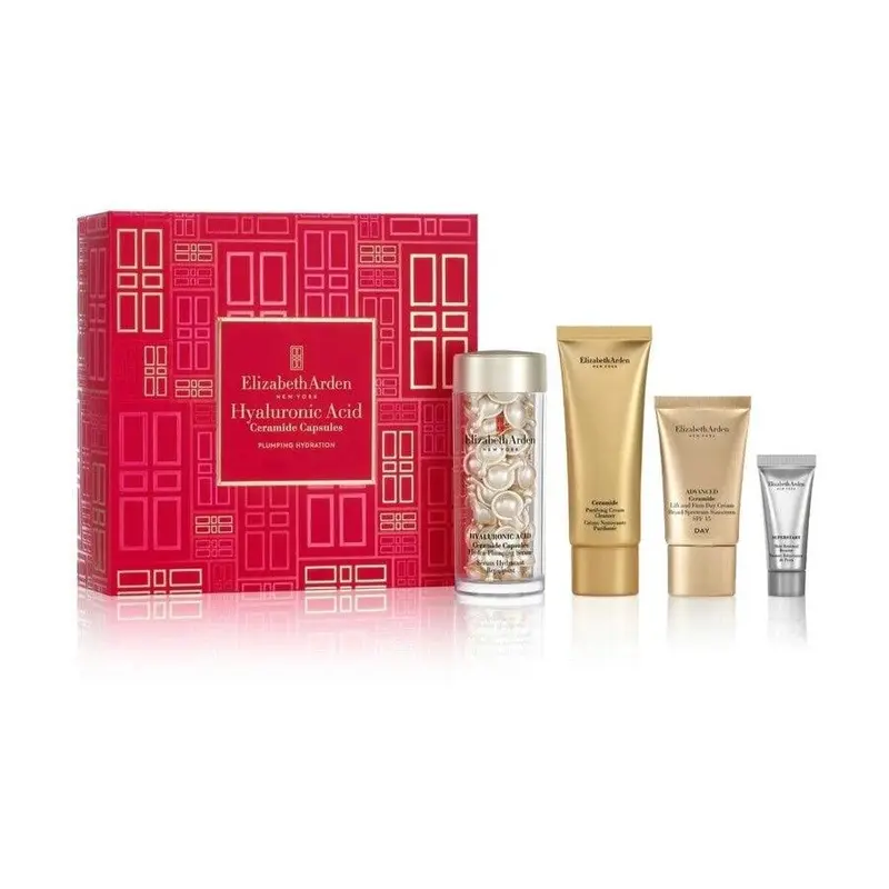Coffret Soin Visage Elizabeth Arden Ceramide Sérum Hyaluronique 60 Capsules – Authentique | HBPS Beauty & Fashion