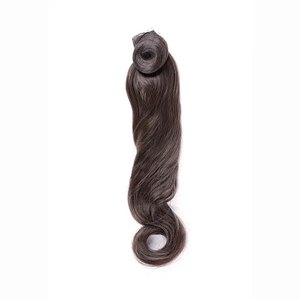 Coleta Rizada 50Cm Mod 4 Castaño