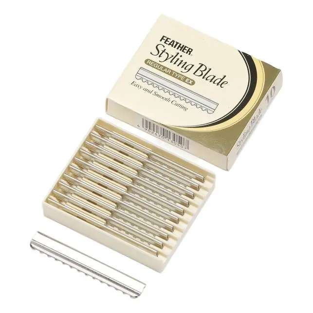 Cuchilla rebajar Feather Styling tipo EX caja 10 unidades
