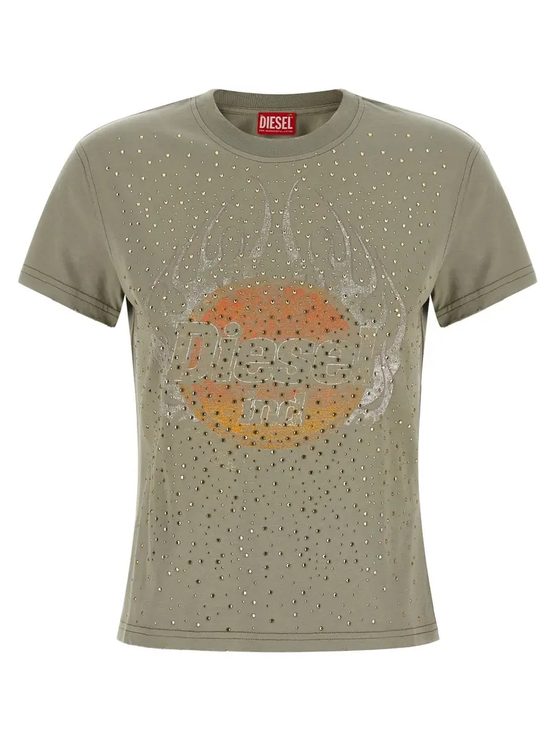 Diesel Bicolor Cotton T-Shirt