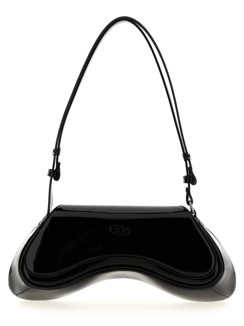 Diesel Black Polyethylene Shoulder Bag