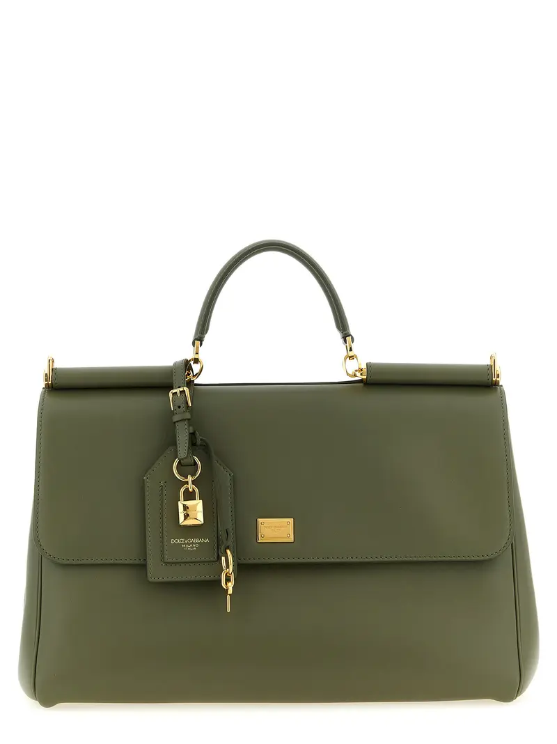 Dolce & Gabbana Bicolor Calfskin Handbag