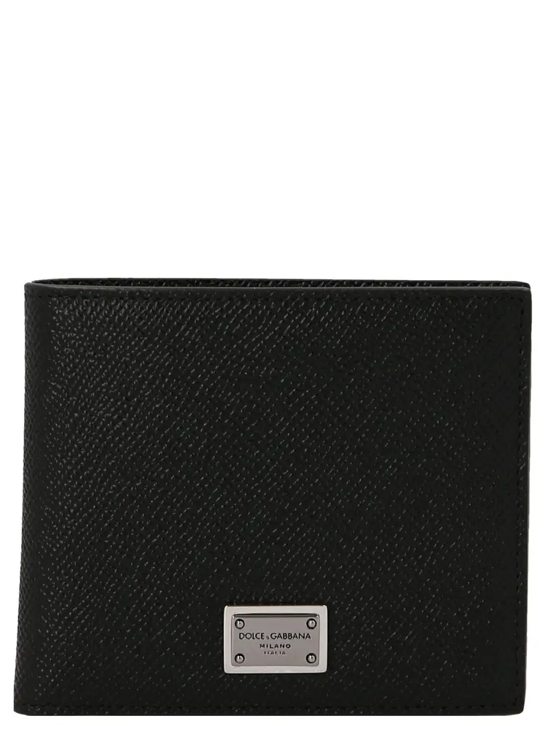 Dolce & Gabbana Black Calfskin Wallet