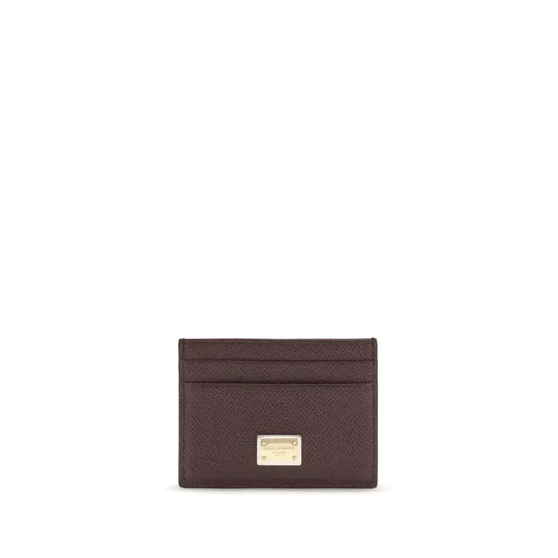 Dolce & Gabbana Brown Calf Leather Bos Taurus Wallet