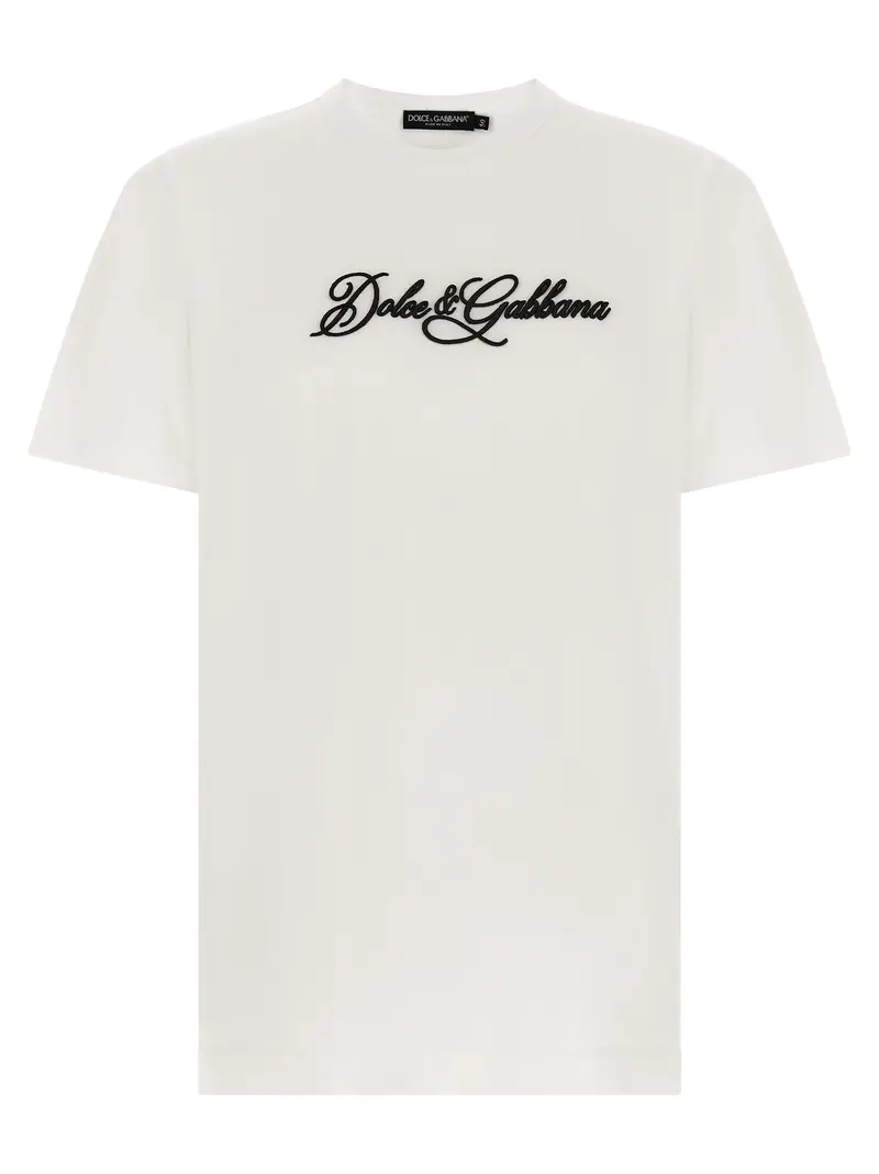 Dolce & Gabbana White Cotton T-Shirt