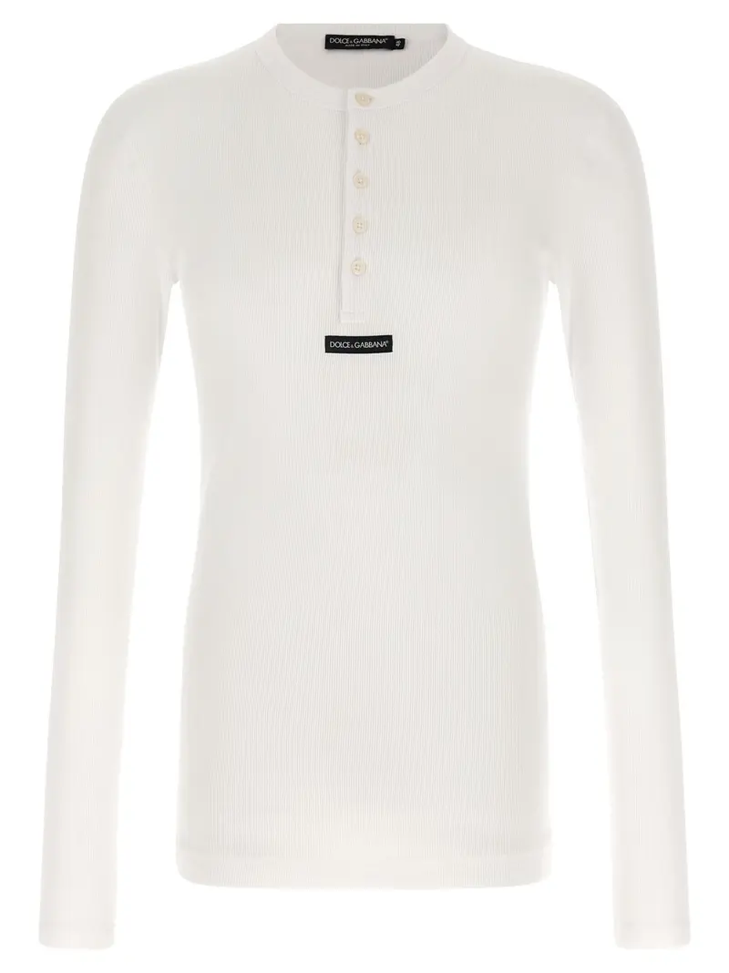 Dolce & Gabbana White Cotton T-Shirt