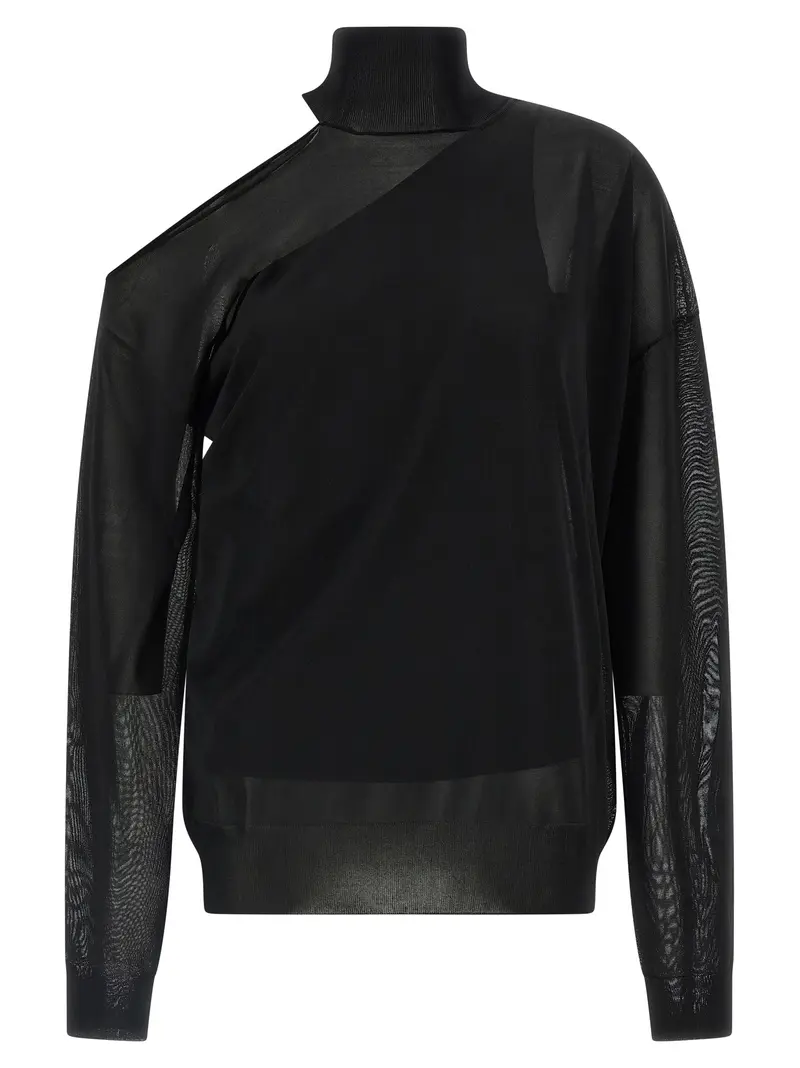 Fendi Black Viscose Cardigan