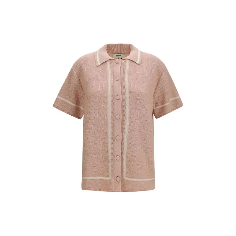 Fendi Multicolor Cotton Shortsleeve Shirt