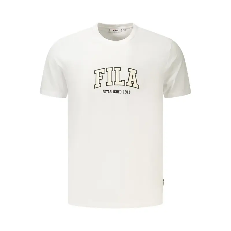 Fila White Cotton Men's T-Shirt