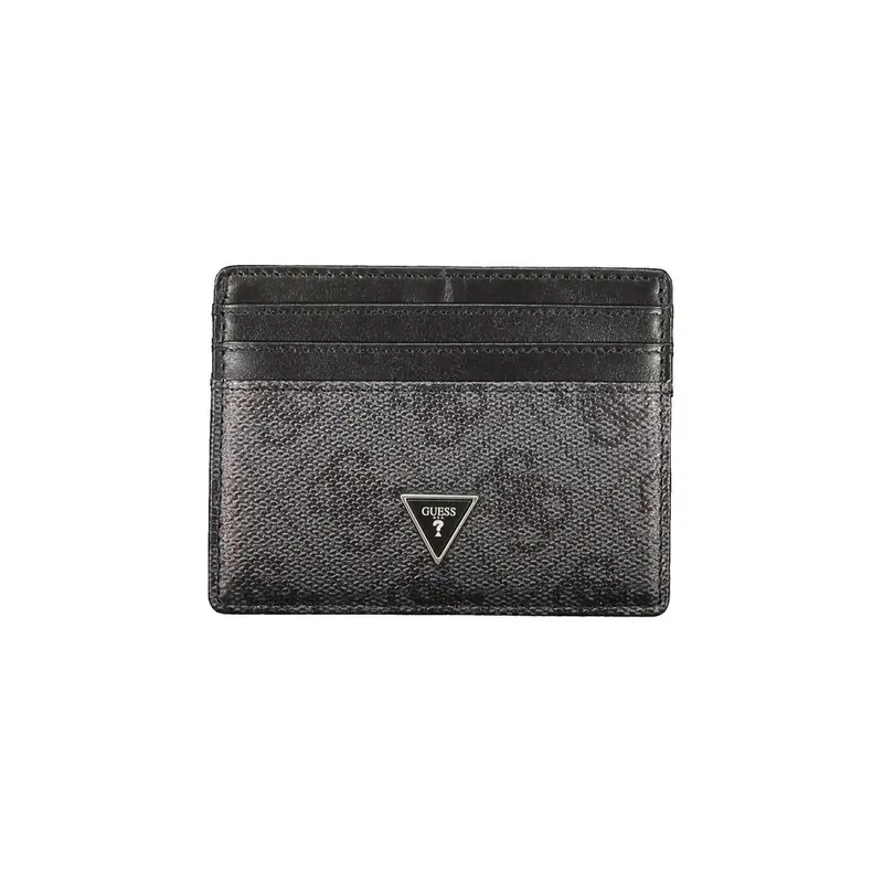 Guess Jeans Black Leather Men Wallet