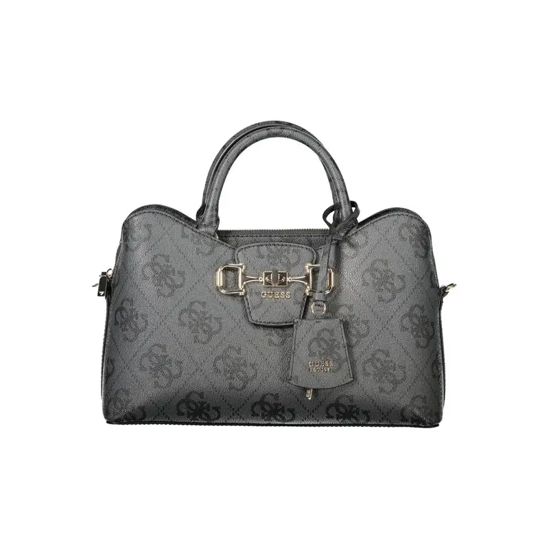 Guess Jeans "Black Polyurethane Women Handbag"