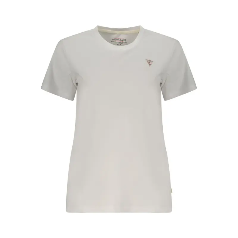 Guess Jeans White Cotton Women T-Shirt