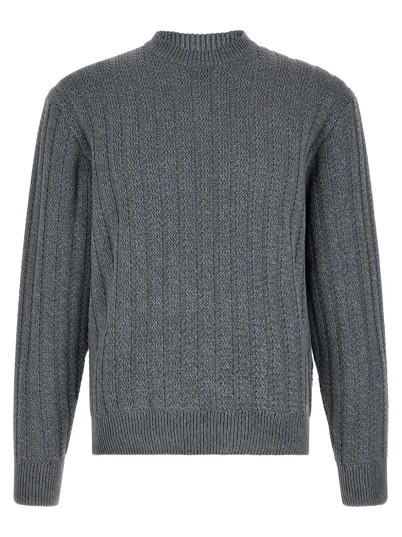 Hugo Boss Gray Cotton Cardigan