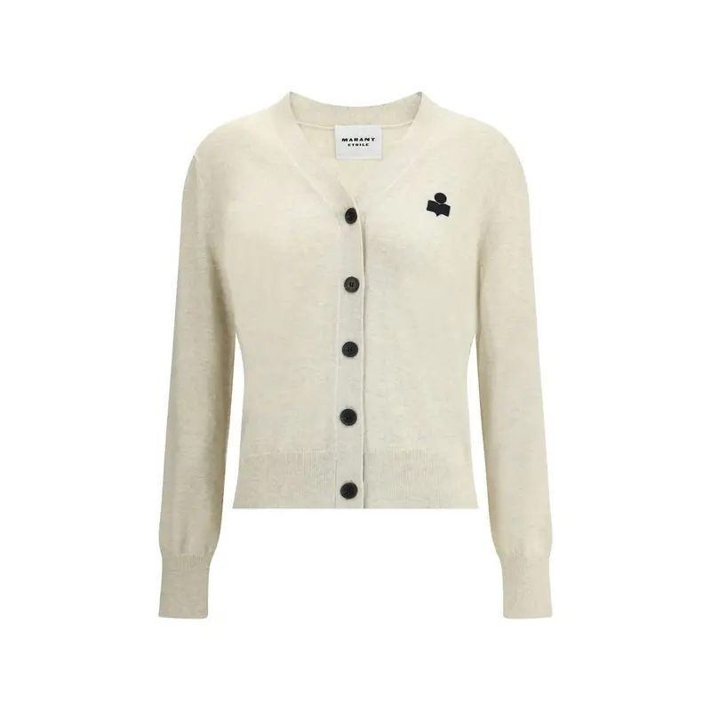 Isabel Marant Étoile White Cotton Cardigan